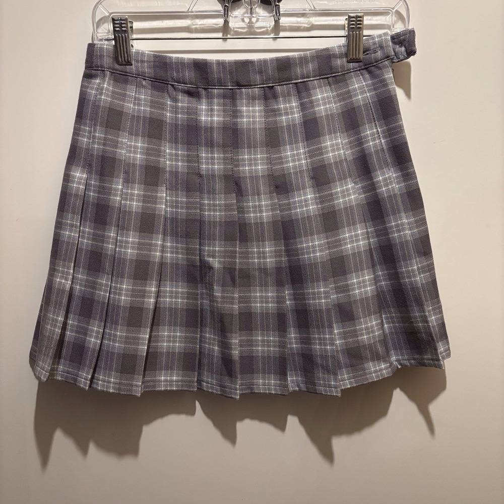 Aeropostale‎ Plaid Skirt Size Small 28" Waist 15" Length Wednesday Adam's Vibe